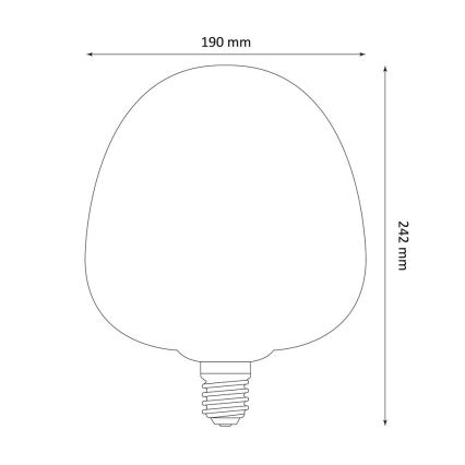 LED Крушка DECO VINTAGE S190 E27/4W/230V 1800K