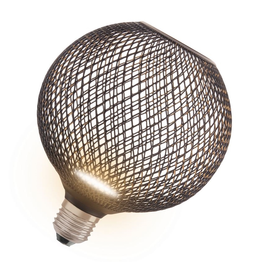 LED Крушка DECOR FLAT G125 E27/3,5W/230V 2700K черен - Osram