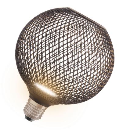 LED Крушка DECOR FLAT G125 E27/3,5W/230V 2700K черен - Osram