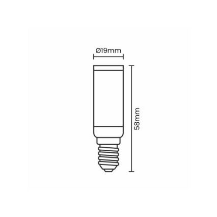 LED Крушка E14/4,5W/230V 2800K