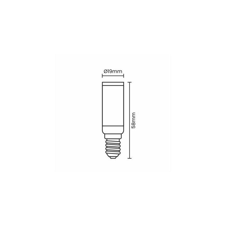 LED Крушка E14/4,5W/230V 2800K
