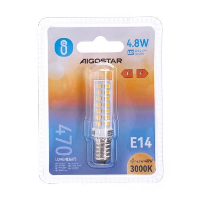 LED Крушка E14/4,8W/230V 3000K - Aigostar