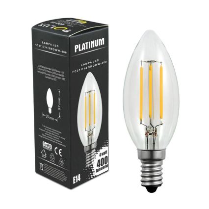 LED Крушка C37 E14/4W/230V 3000K