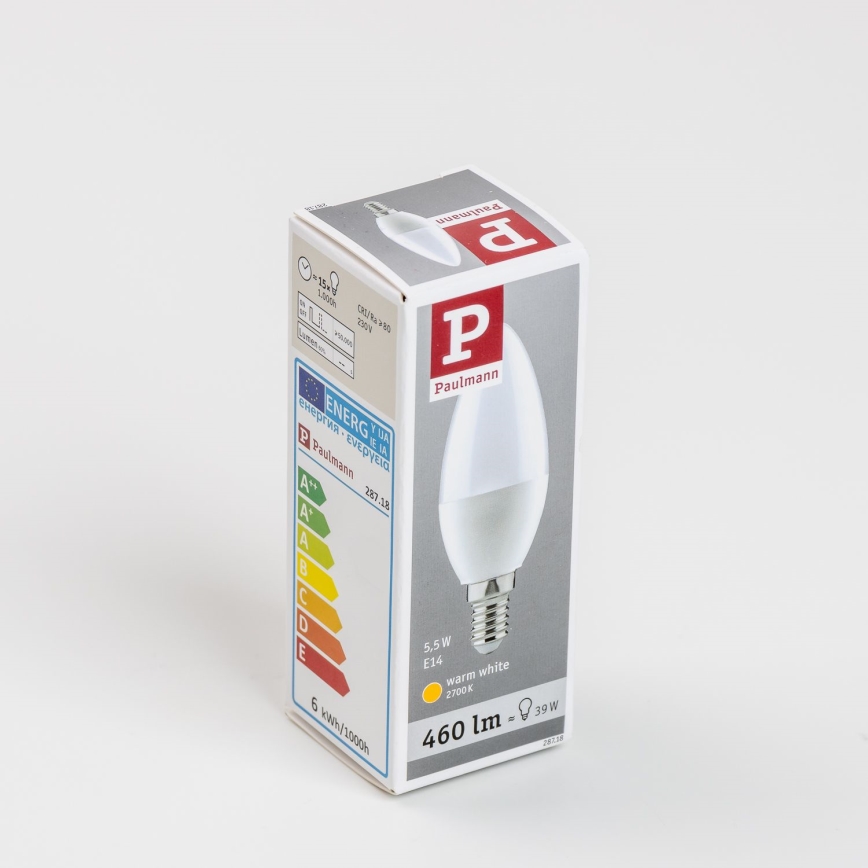 LED Крушка E14/5,5W/230V 2700K - Paulmann 28718