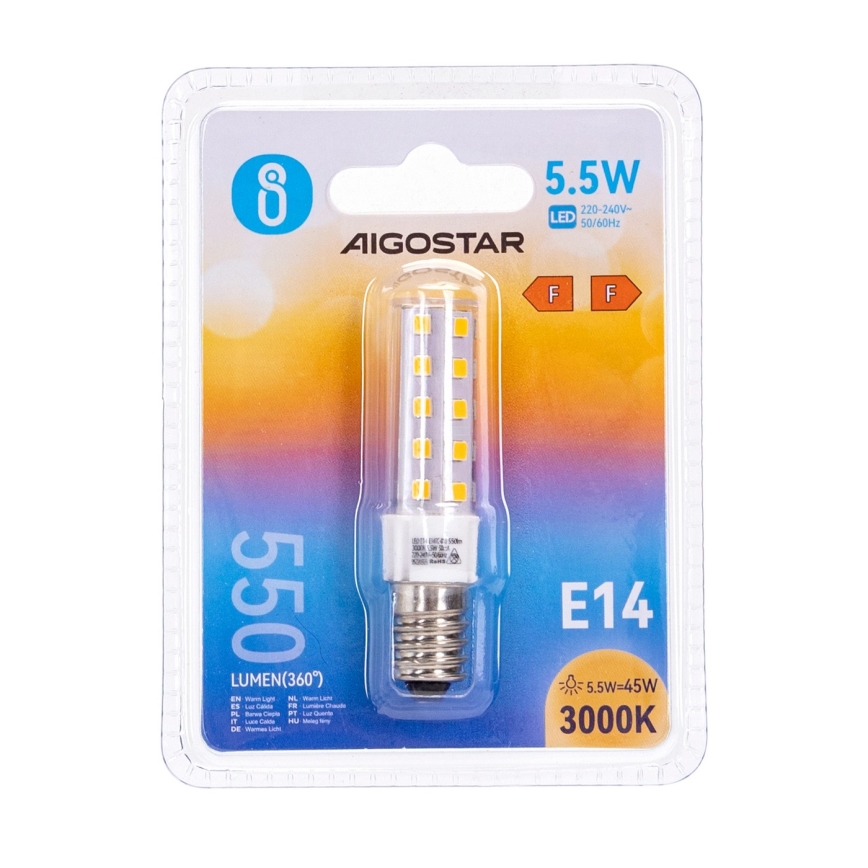 LED Крушка E14/5,5W/230V 3000K - Aigostar