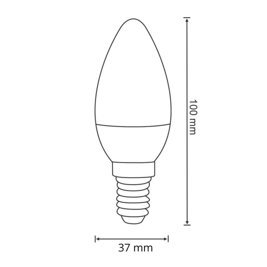 LED Крушка E14/6,3W/230V 3000K