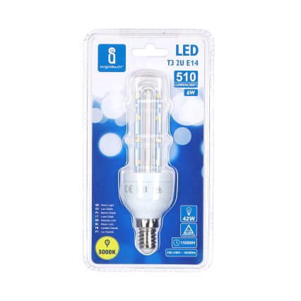 LED Крушка E14/6W/230V 3000K - Aigostar