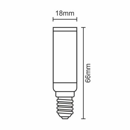 LED Крушка E14/7W/230V 2700K