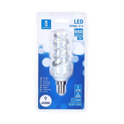 LED Крушка E14/7W/230V 6500K - Aigostar