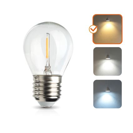 LED крушка E27/1,3W/230V 2700K