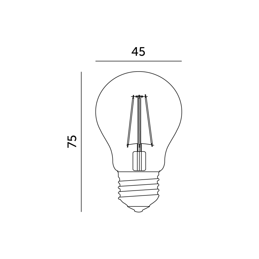 LED крушка E27/1,3W/230V 2700K