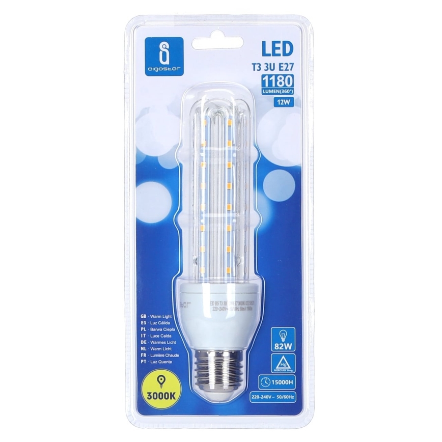 LED Крушка E27/12W/230V 3000K - Aigostar