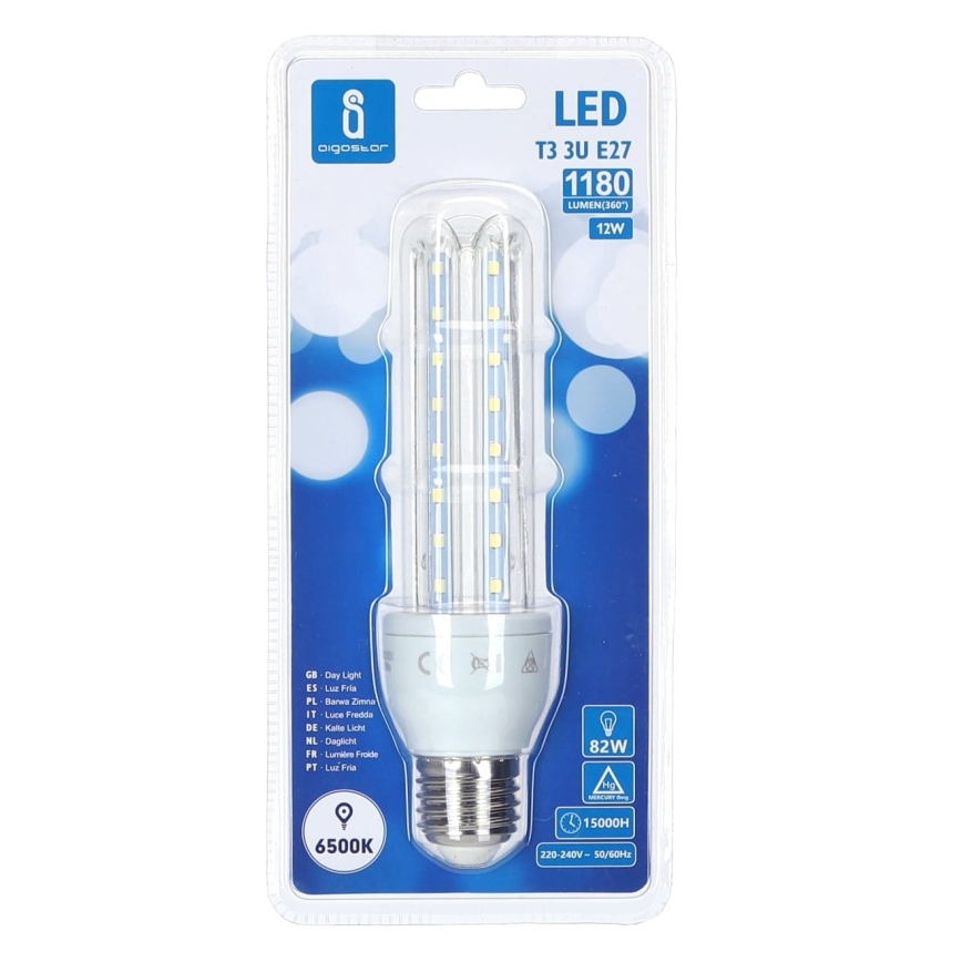 LED Крушка E27/12W/230V 6500K - Aigostar