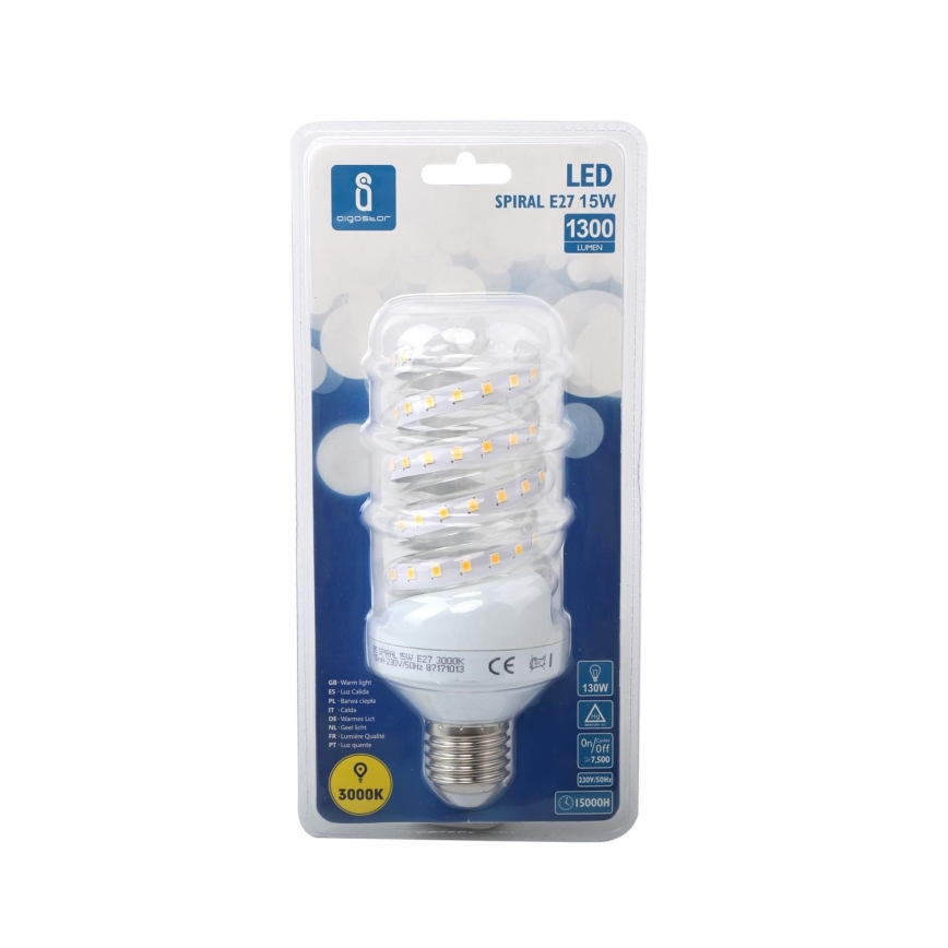 LED Крушка E27/15W/230V 3000K - Aigostar