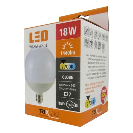 LED крушка E27/18W/230V 2700K