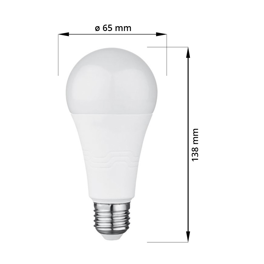 LED Крушка E27/18W/230V 6000K 2000 lm