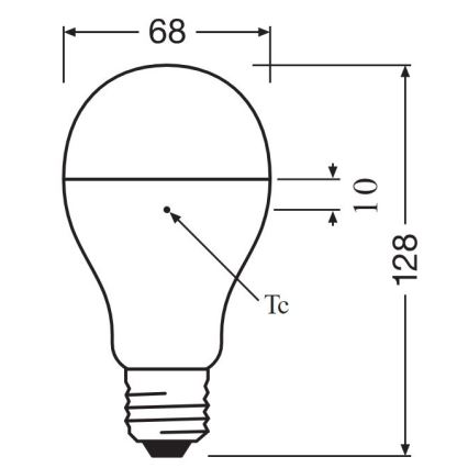 LED Крушка E27/19W/230V 2700K - Osram