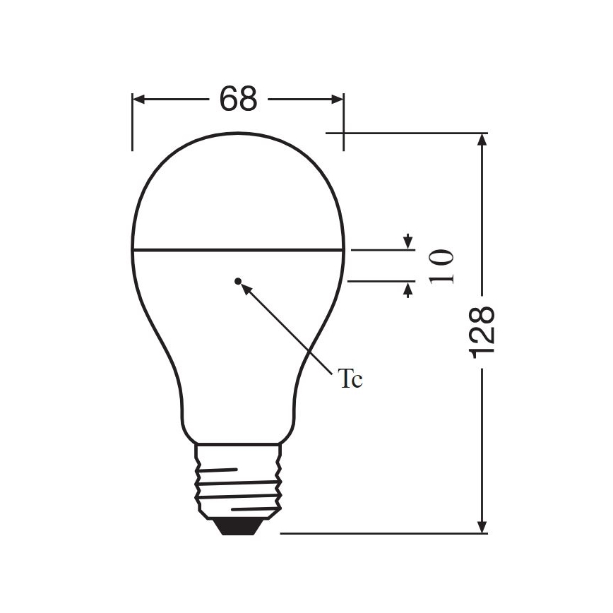 LED Крушка E27/19W/230V 2700K - Osram