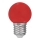 LED крушка E27/1W/230V червена 5500-6500K