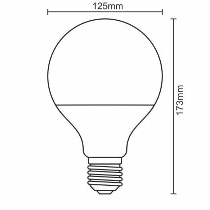 LED Крушка E27/20W/165-265V 3000K