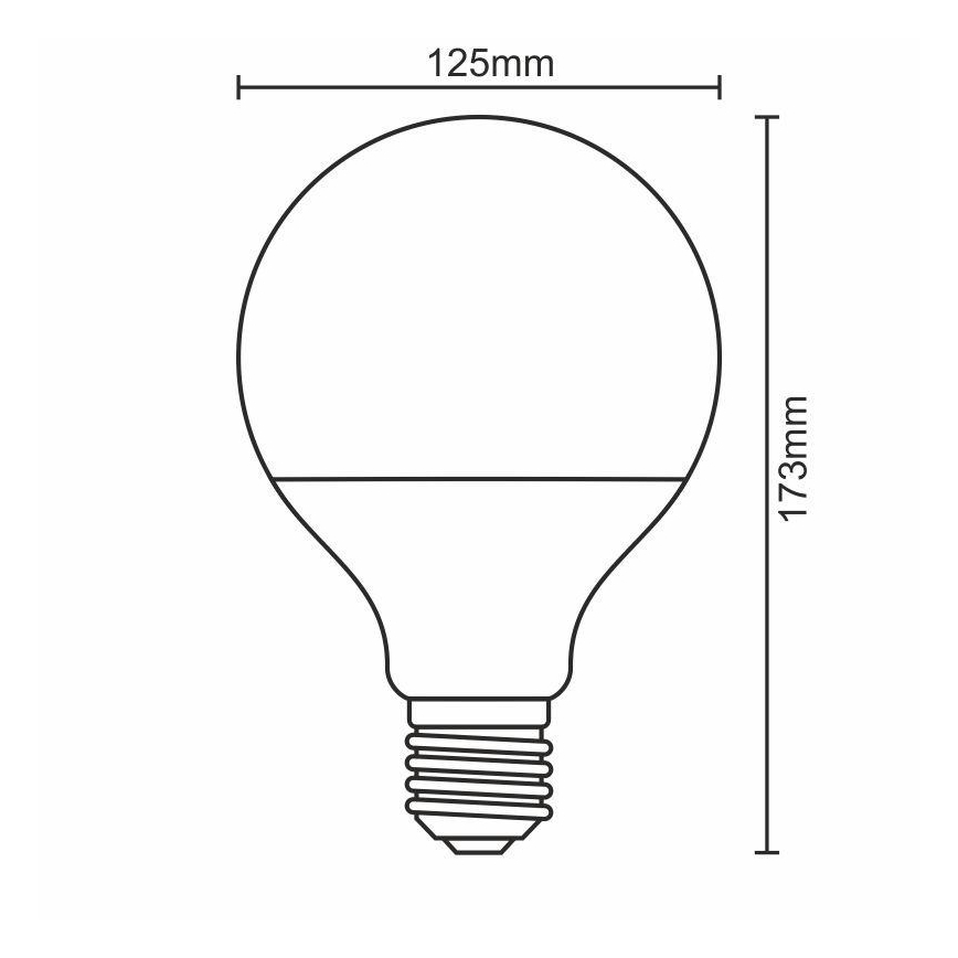 LED Крушка E27/20W/165-265V 3000K