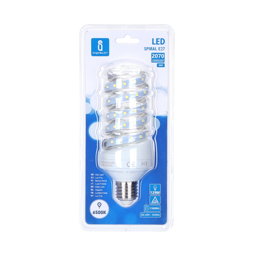 LED Крушка E27/20W/230V 6500K - Aigostar