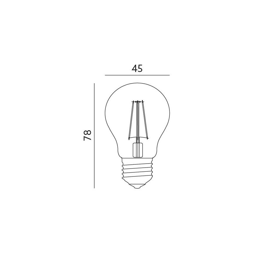 LED Крушка E27/4W/230V 3000K