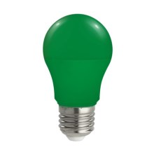LED крушка E27/5W/230V зелена