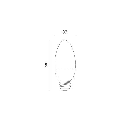 LED Крушка E27/6W/230V 3000K