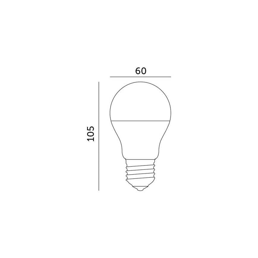 LED Крушка E27/8,5W/230V 4000K