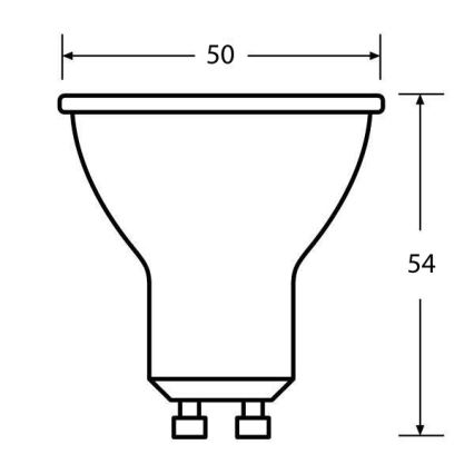 LED Крушка ECO GU10/5W/230V 2700K 350lm