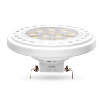 LED Крушка ECOLINE AR111 G53/12W/12V 4000K 30° бял - Brilagi