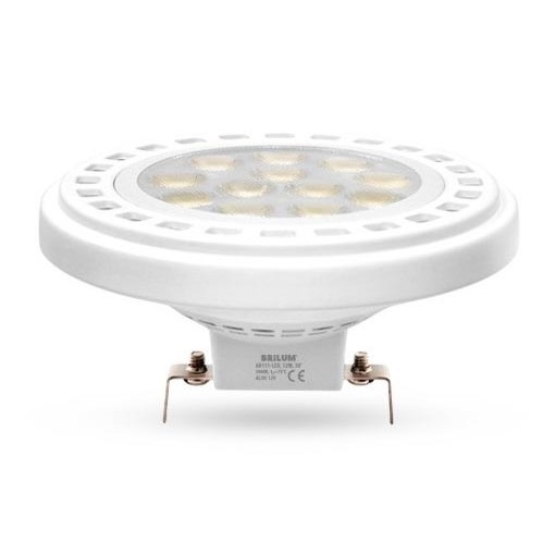 LED Крушка ECOLINE AR111 G53/12W/12V 4000K 30° бял - Brilagi