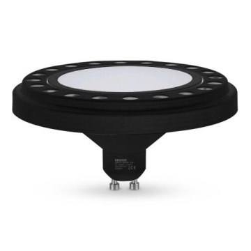 LED Крушка ECOLINE AR111 GU10/12W/230V 3000K 120° черен - Brilagi
