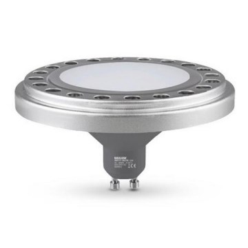LED Крушка ECOLINE AR111 GU10/12W/230V 3000K 120° сребрист - Brilagi