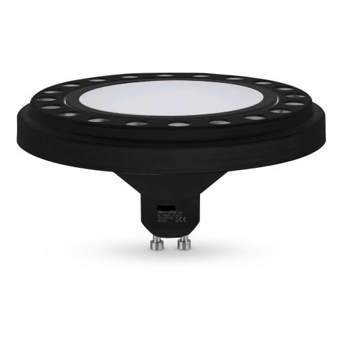 LED Крушка ECOLINE AR111 GU10/15W/230V 3000K 120° черен - Brilagi