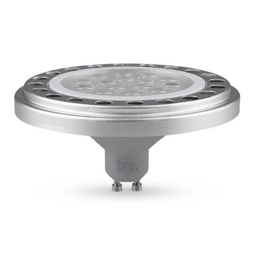 LED Крушка ECOLINE AR111 GU10/15W/230V 4000K 30° сребрист - Brilagi