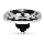 LED Крушка ECOLINE HALO AR111 GU10/12W/230V 3000K 24° - Brilagi