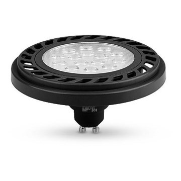 LED Крушка ECOLINE SOFT AR111 GU10/9W/230V 4000K 30° черен - Brilagi