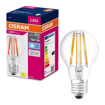 LED Крушка FILAMENT A100 E27/11W/230V 4000K - Osram