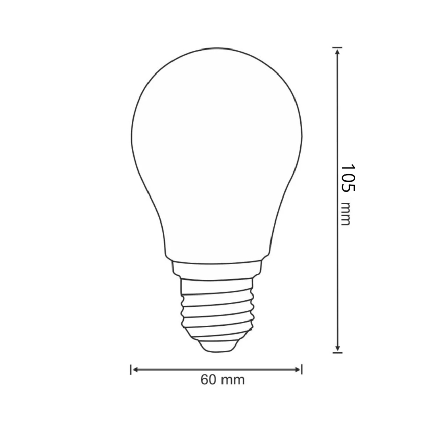 LED Крушка FILAMENT A60 E27/6W/230V 3000K