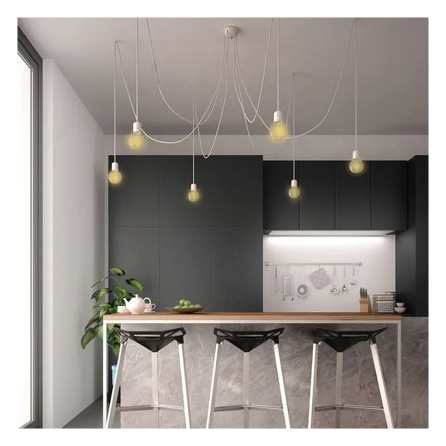 LED Крушка WHITE FILAMENT A60 E27/9W/230V 3000K