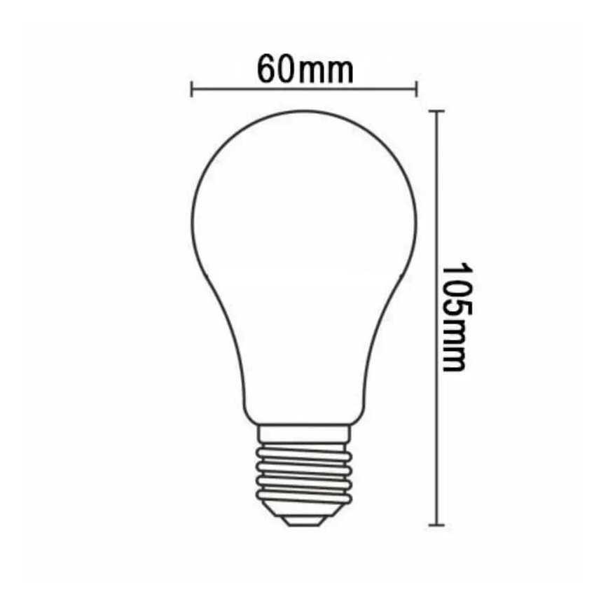 LED Крушка WHITE FILAMENT A60 E27/9W/230V 3000K