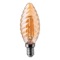 LED Крушка FILAMENT AMBER E14/4W/230V 2200K