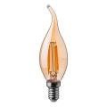LED Крушка FILAMENT AMBER E14/4W/230V 2200K