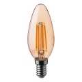 LED Крушка FILAMENT AMBER E14/4W/230V 2200K