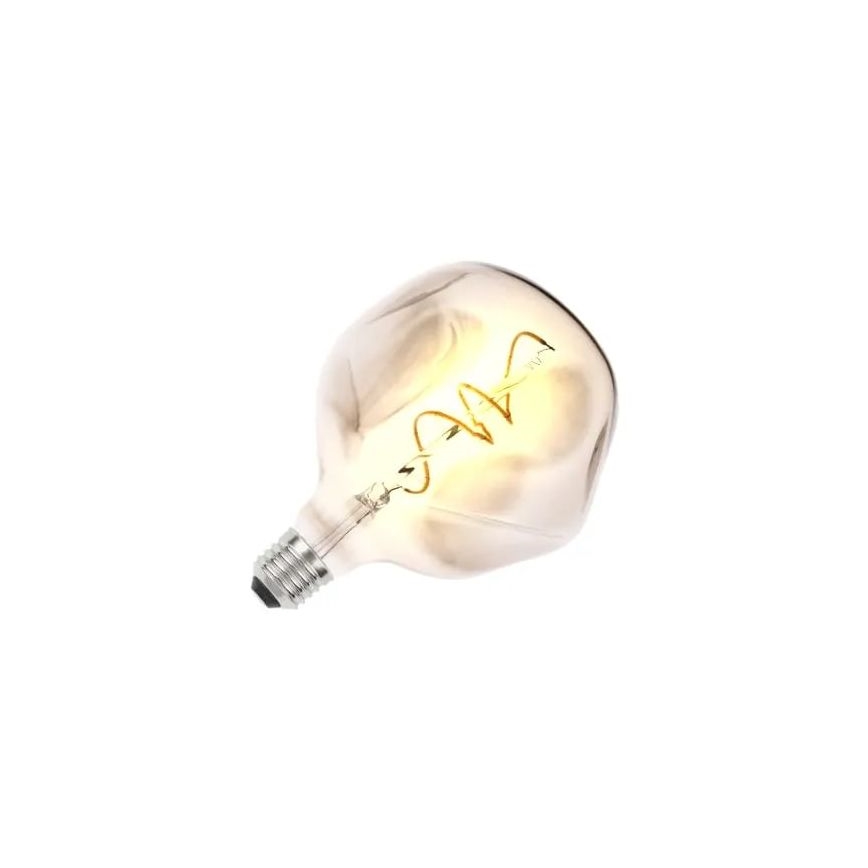 LED Крушка FILAMENT BUMPED SMOKE G125 E27/4W/230V 2000K опушен
