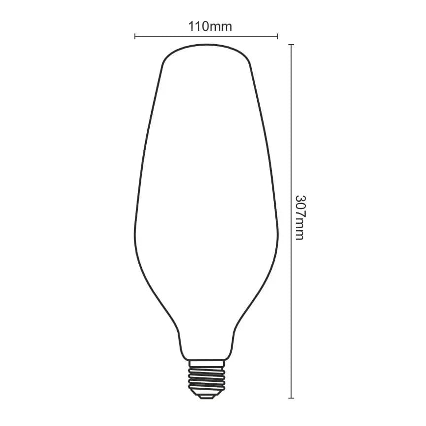 LED Крушка FILAMENT BUMPED VINTAGE BT110 E27/4W/230V 2000K
