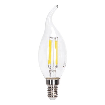 LED крушка FILAMENT C35 E14/4W/230V 6500K - Aigostar