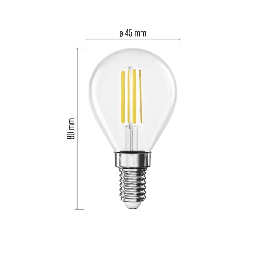 LED Крушка FILAMENT E14/3,8W/230V 4000K
